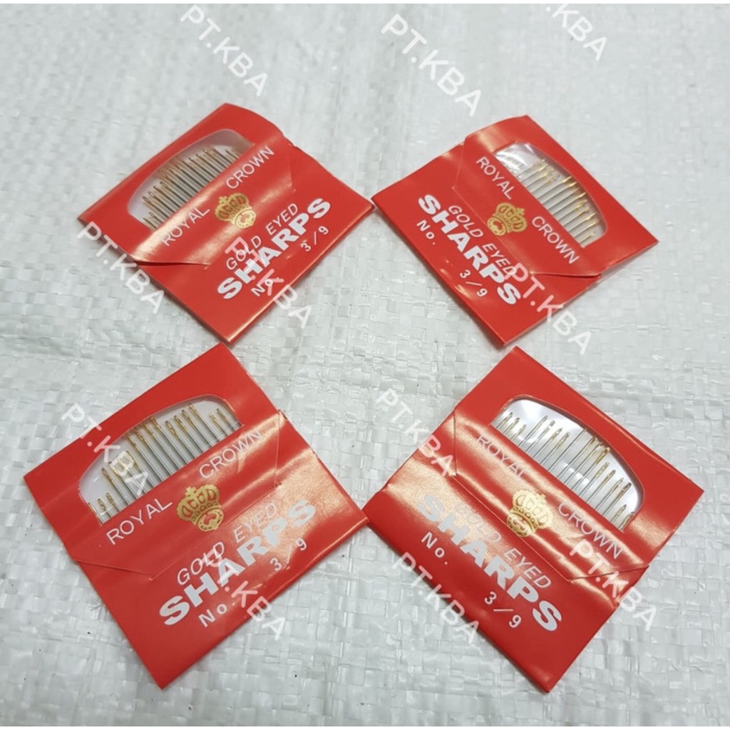 JARUM JAHIT TANGAN JARUM SHARP ASLI