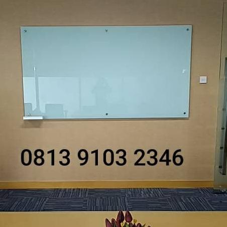 

Glassboard uk.80x140cm (5mm) / Papan Tulis Kaca