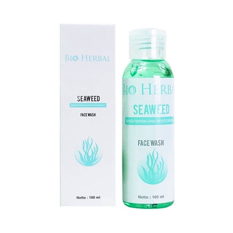 Sabun Muka Bio Herbal Seaweed Face Wash