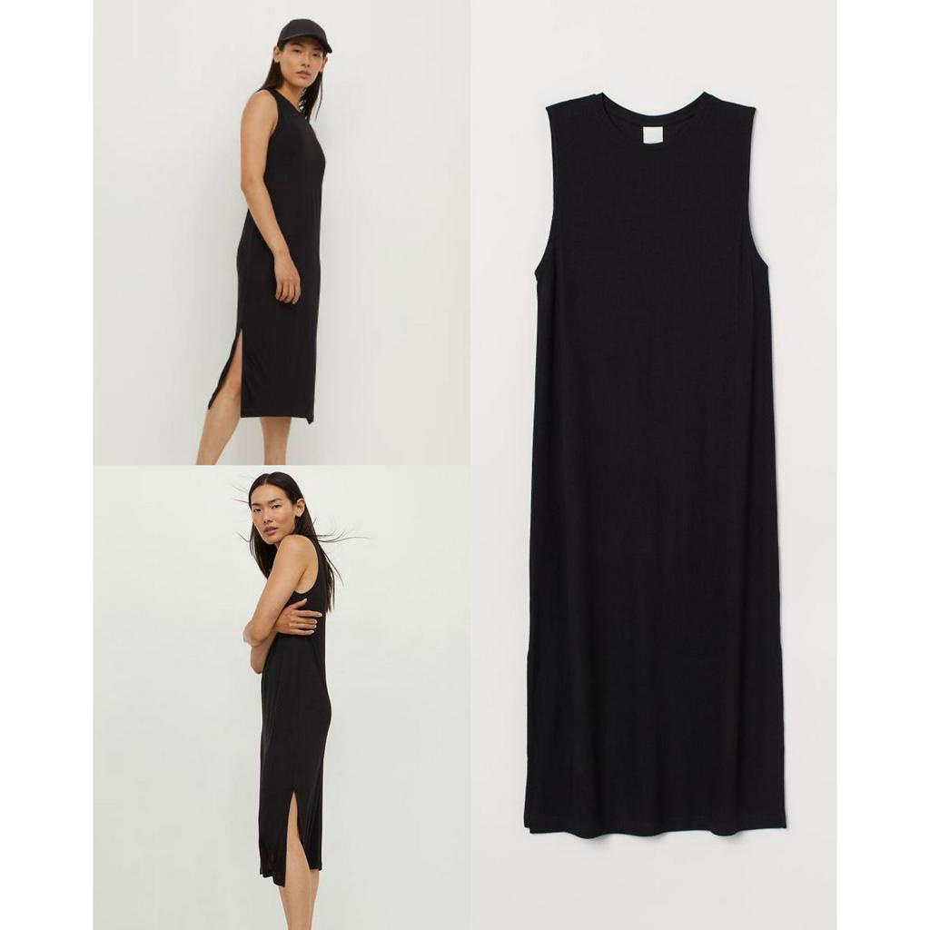 H&amp;M Sleeveless Slit Dress