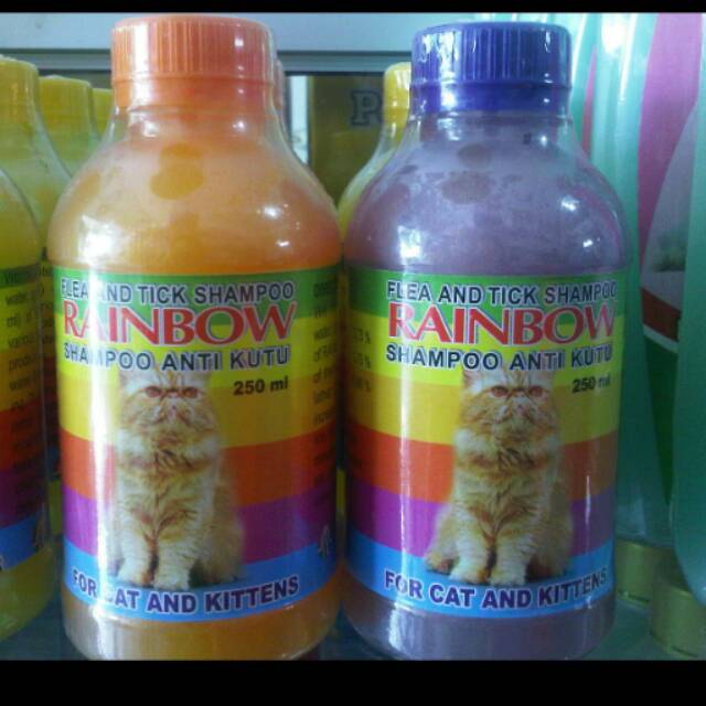 Shampoo anti kutu kucing RAINBOW