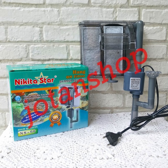 NIKITA STAR NS06 NS 06 skimmer hanging filter gantung hang on aquarium aquascape