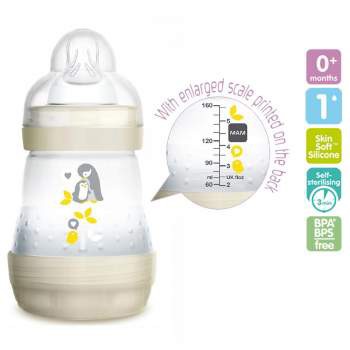 Mam Easy Start Anti Colic Bottle (PP) 160ml  - botol susu anti kolik / anti perut kembung / soft teat / nipple lembut/ menyerupai puting / orthodentic / colic / anti sedak / wide neck