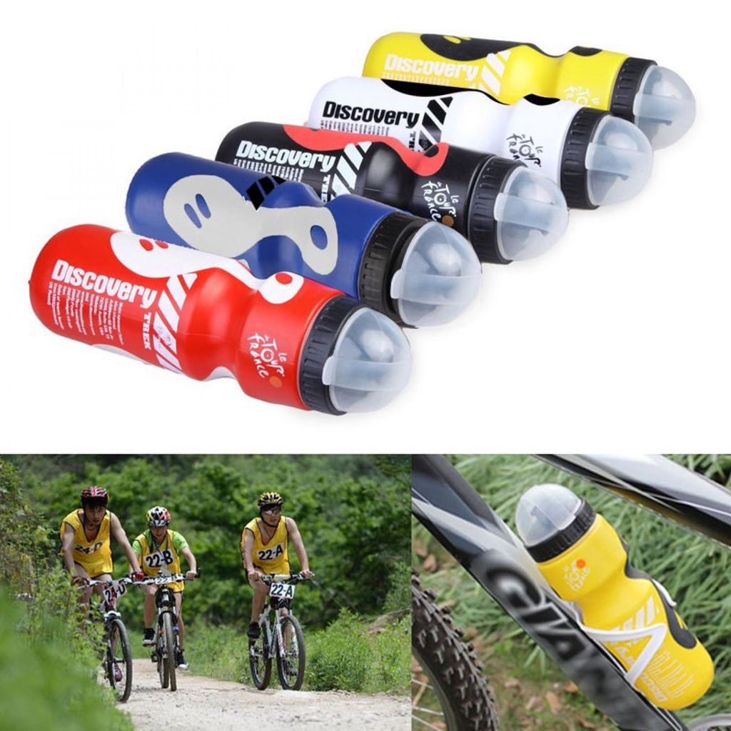 Botol Minum Olahraga Sepeda MTB Bottle BPA free Discovery 750ml 650ml - COD