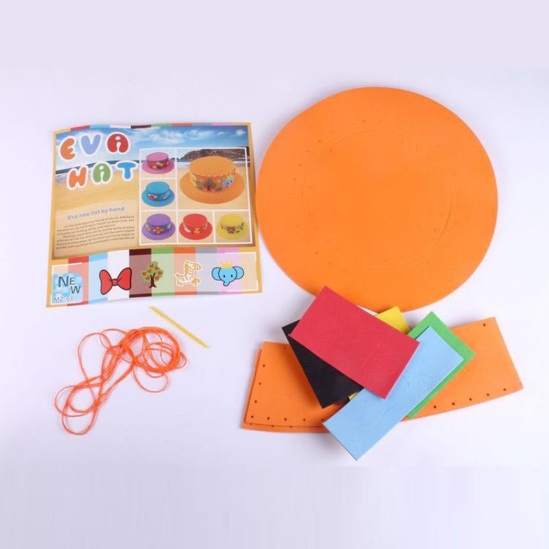 DIY Topi Eva Anak / Mainan Edukasi Handmade DIY Prakarya Membuat Topi Anak