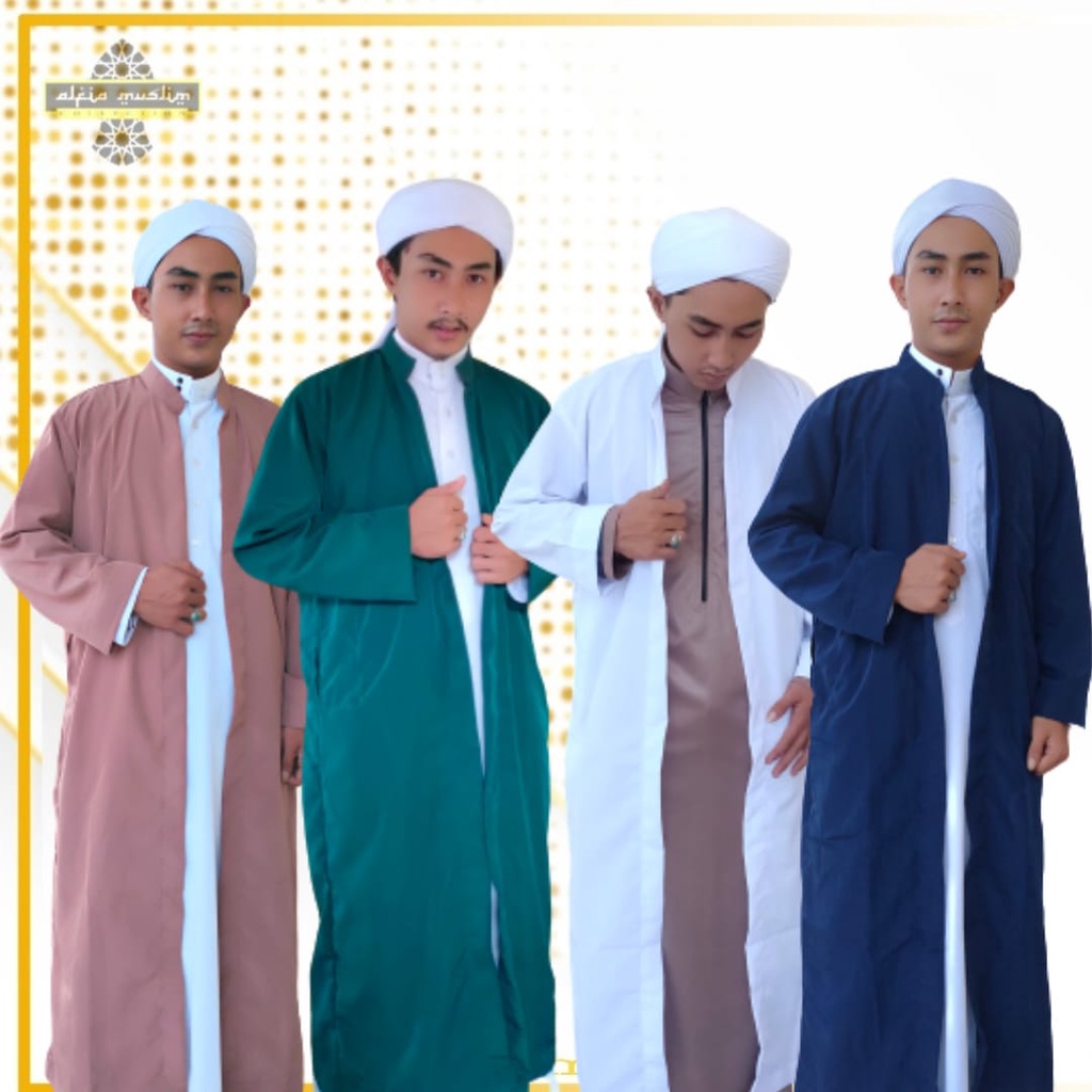 Gamis Jubah Luaran Pria/Jubah Saudi/Jubah Luaran