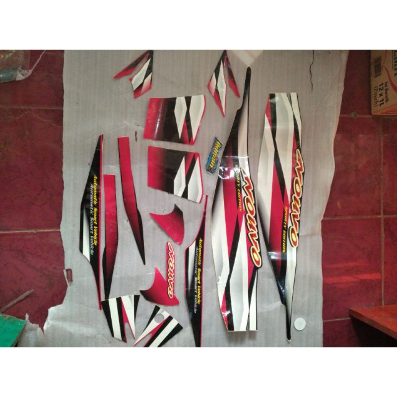 striping nouvo lele merah