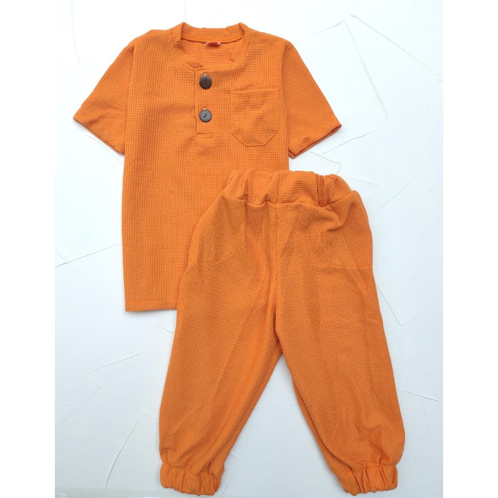 SET KIANO PANJANG SETELAN UNISEX 1-5 Th Setelan Anak Lakilaki Setelan Anak Perempuan