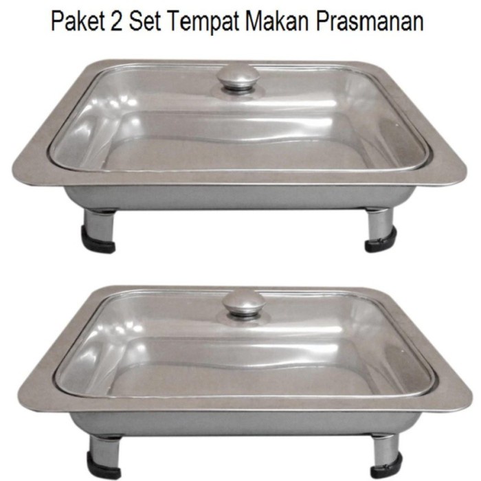 Saji Prasmanan - Tempat Prasmanan Set Stainles Panci Pemanas Catering Makanan Makan