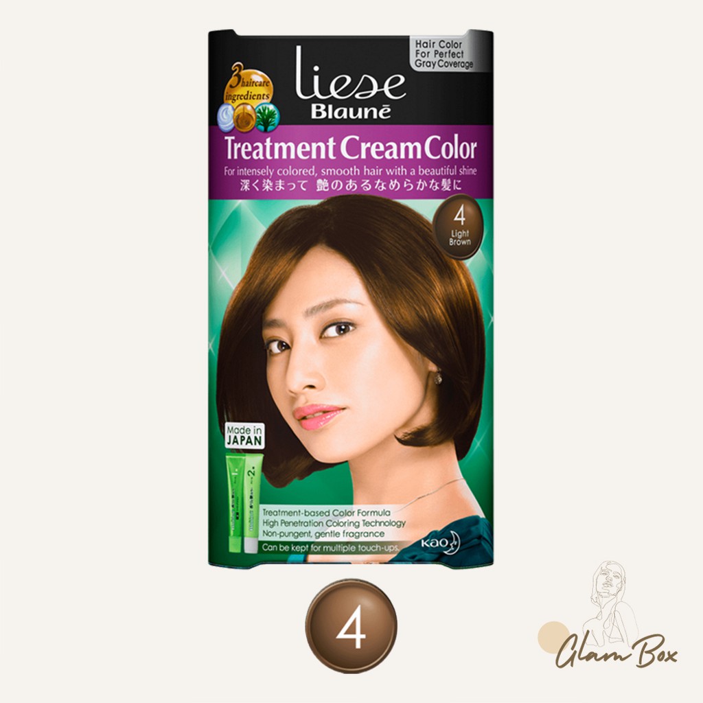 Liese Blaune Treatment Cream Color Penutup Uban