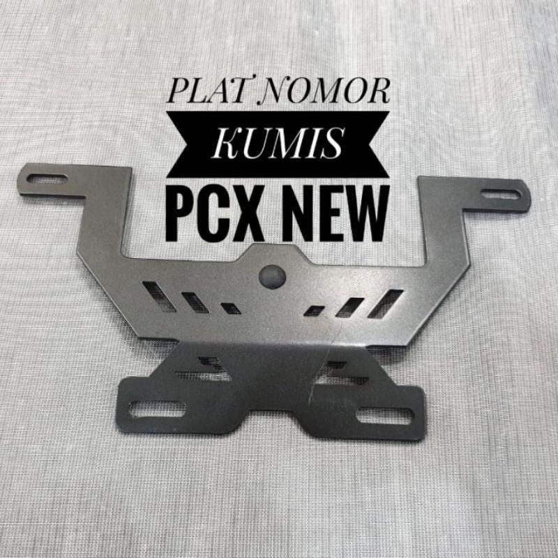 BREKET PLAT NOMOR KUMIS PCX 160 PCX 150 LOKAL NMAX NEW,NMAX LAMA,PCX,AEROX SUPER MURAH | DUDUKAN PLAT NMAX PCX AEROX