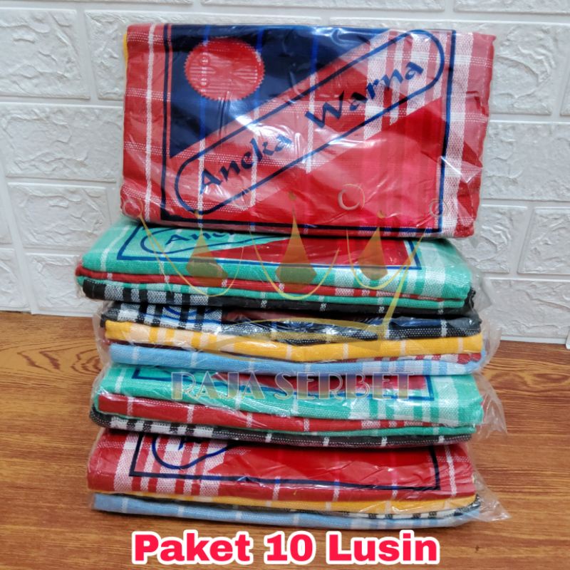 PAKET 10 LUSIN.. Serbet Dapur Lap Kain Katun Warna Aneka