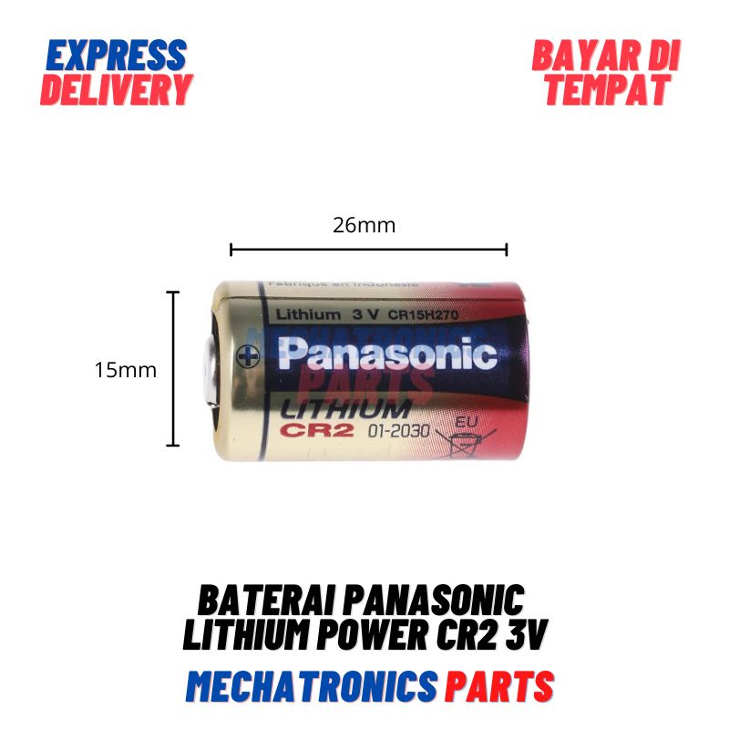 Baterai Panasonic Lithium Power CR2 3V