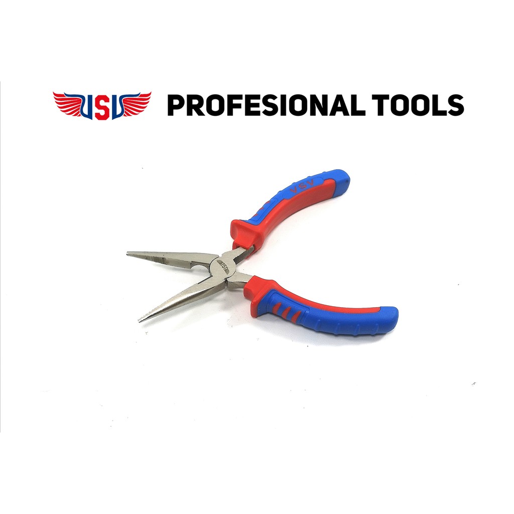 VSV Tang Lancip 6&quot; Long Nose Plier 6&quot; Lebih tahan karat