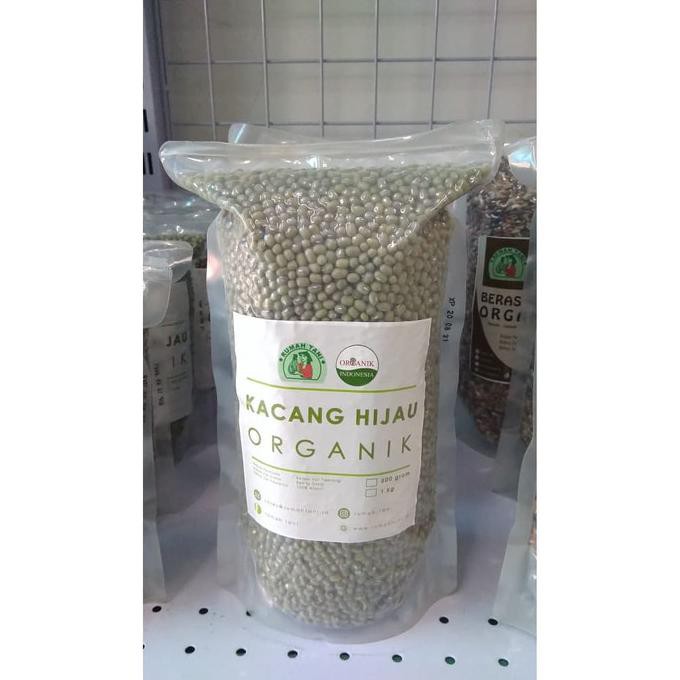 

Kacang Hijau Organik NON GMO 1kg Rumah Tani