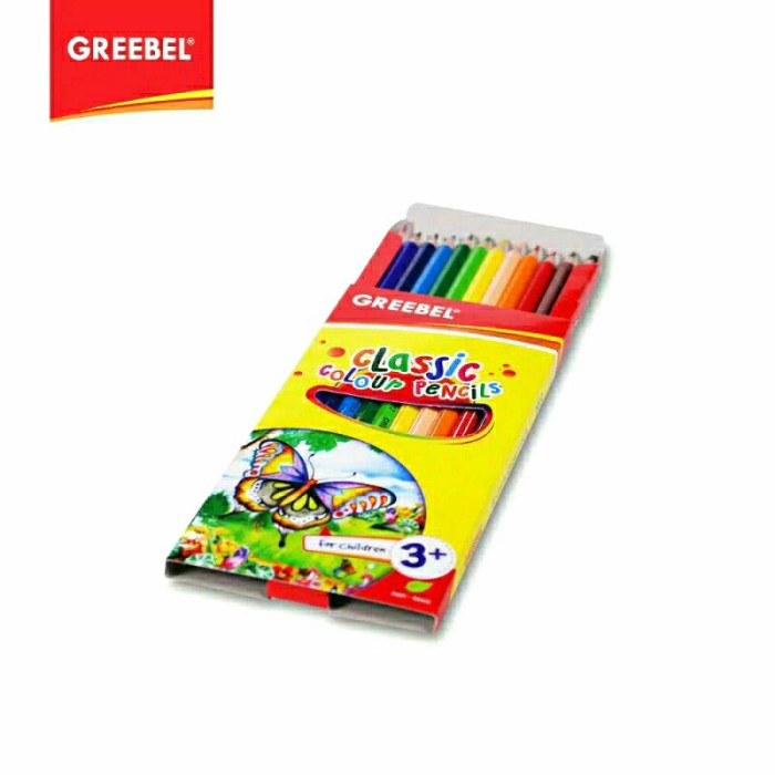 

Diskon Pensil Warna Greebel 12 Warna (Panjang) Hemat