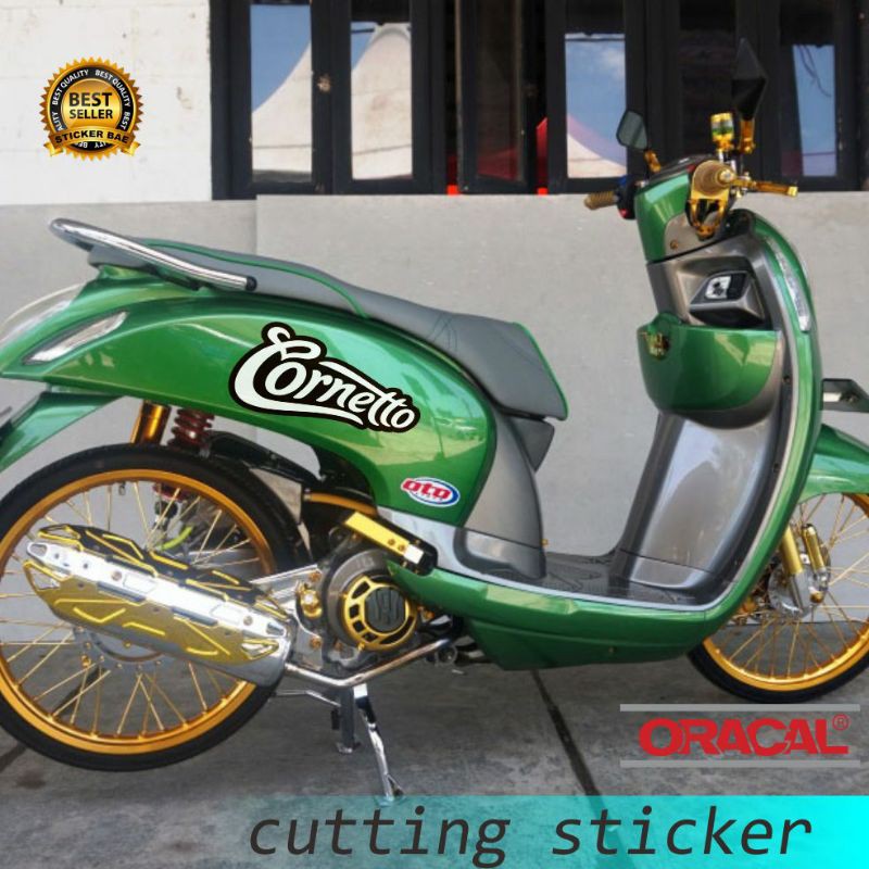 stiker cornetto cutting sticker motor keren