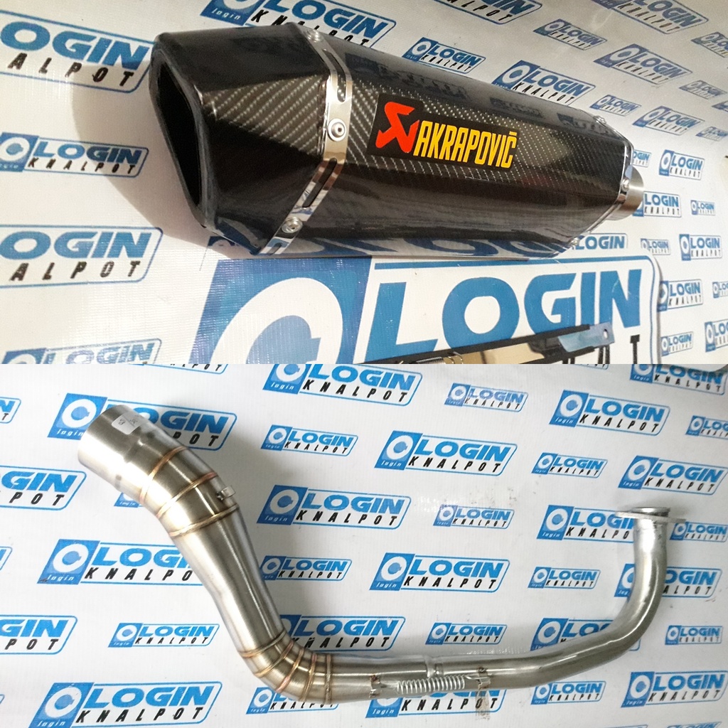 knalpot nmax aerox vario beat scoopy pcx xmax ADV mio vespa sprint lexi xeon Akrapovic-vario 110/techno