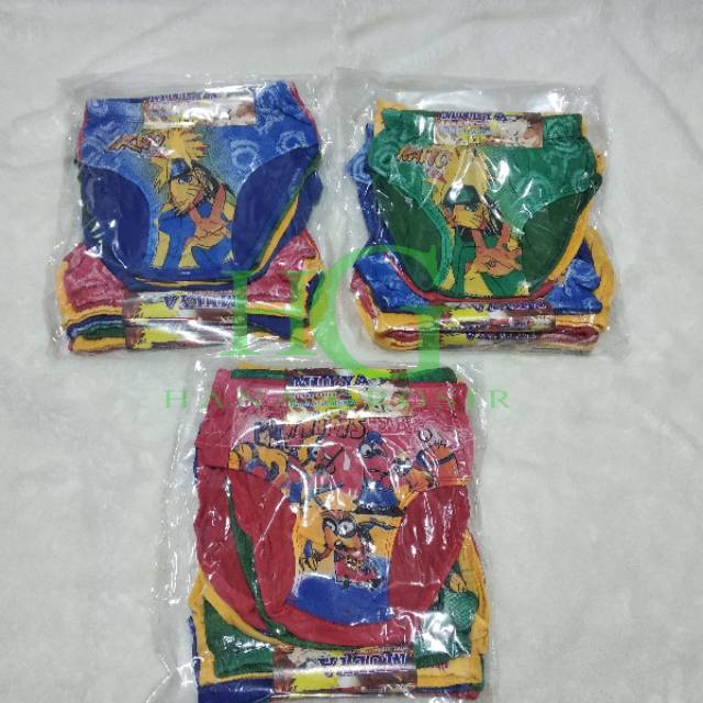 [ 3 PCS ] CD ANAK COWO/SEMPAK ANAK LAKI-LAKI/SIZE S-M-L-XL MULYA