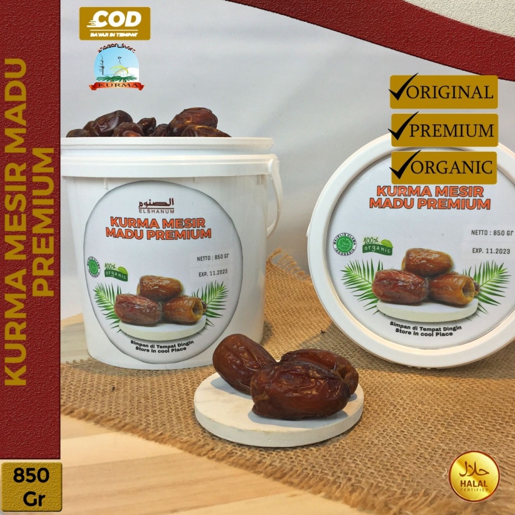 

KURMA MESIR EMBER 850GR PREMIUM / KURMA MESIR MADU / KURMA MURAH