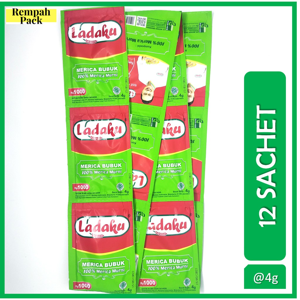 

LADAKU Merica Bubuk 12 Sachet
