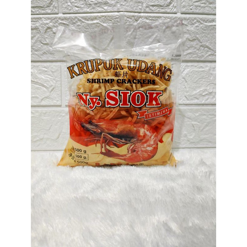 

Kerupuk / Krupuk Udang Stick Ny.siok Sidoarjo 500gr
