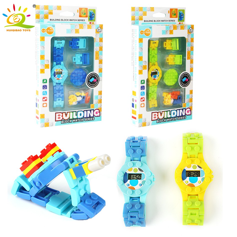 Mainan Lego Anak Digital Watch Building Blocks Baseplate Enlighten Legoing Bricks Small Bricks Base