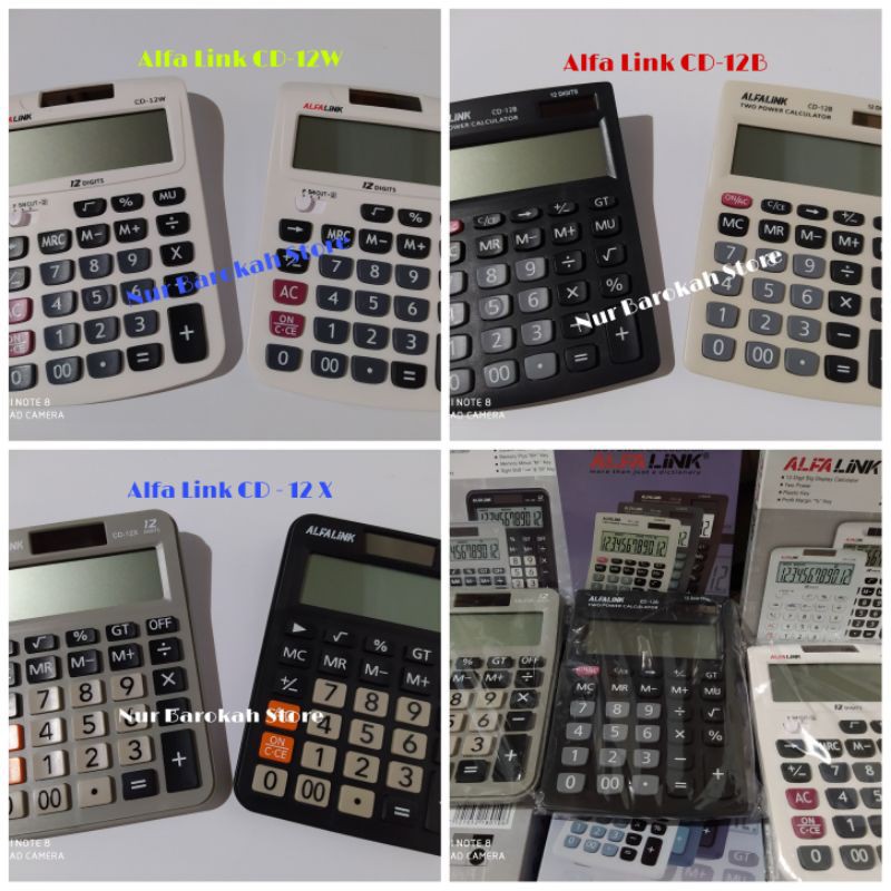 

Kalkulator Standart Alfa Link Seri CD 12 B / CD 12 X / CD 12 W