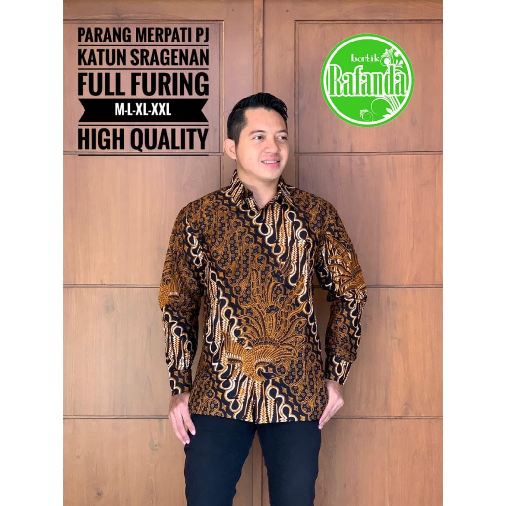 PARANG MERPATI RAFANDA BAJU KEMEJA BATIK PRIA SOLO LENGAN PANJANG PENDEK LAPIS FURING ATASAN BATIK PREMIUM MODERN KATUN HALUS PARANG SEKTI PARANG SINAR NAVY PARANG PERDANA ARFANA NAVY 2 WAYANG GEDE MURAI LAWASAN PARANG SINAR ADI PRAKASA PERMATA HITAM WULU