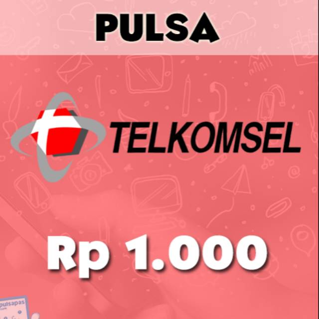Pulsa Telkomsel 1k murah..