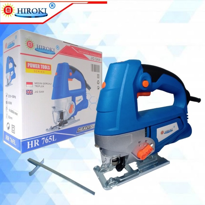 HIROKI Mesin Jig Saw Laser Gergaji Potong Kayu Jigsaw Triplek HR765L