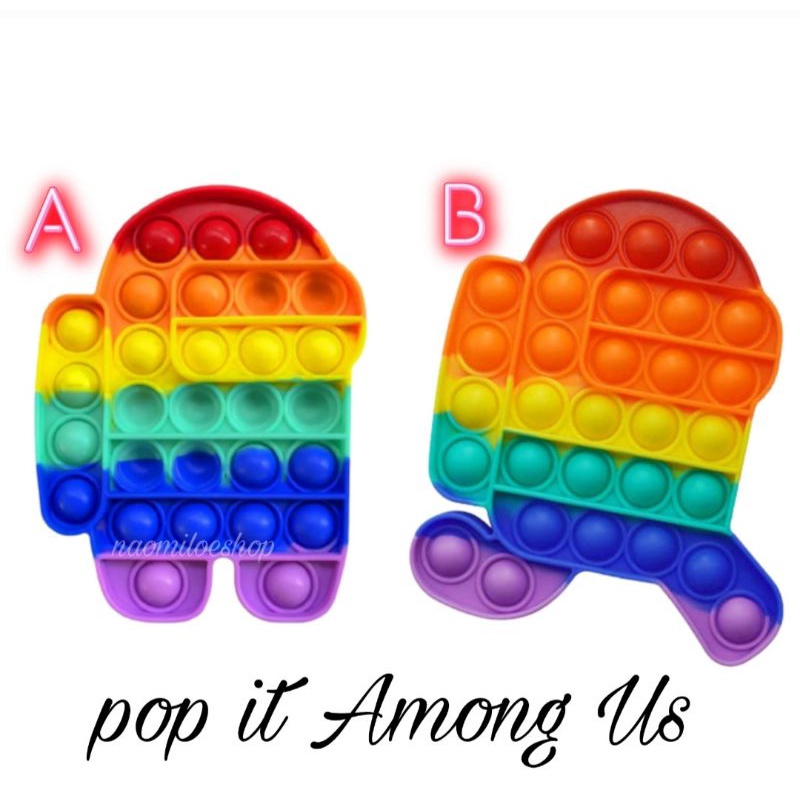 mainan pop it fidget toy shapes mainan penghilang stress anak-7