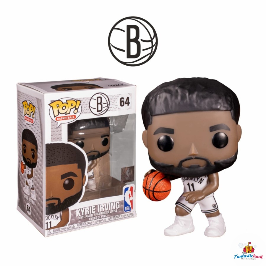 Original Funko POP Basketball NBA Boston Celtics - Kyrie Irving (White Jersey) #64