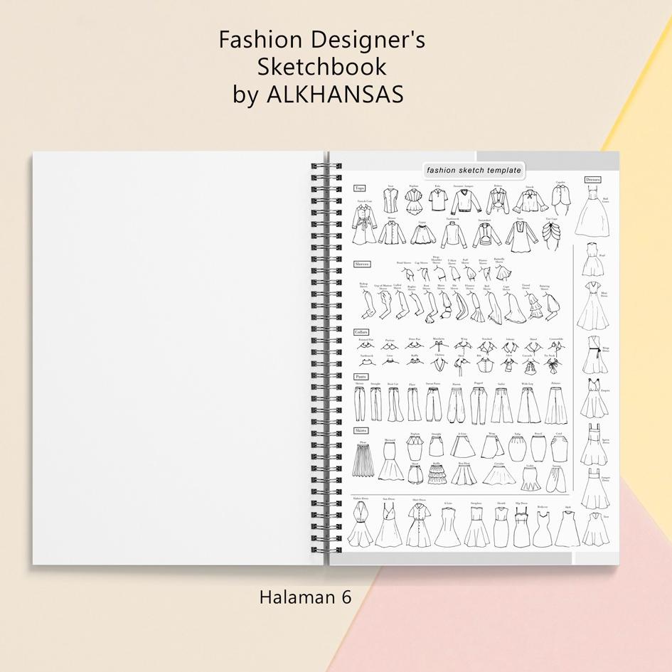 

Dijamin Miring harga.. Alkhansas - Buku Gambar Fashion Designer (Fashion Designer's Sketchbook) Volume 8
