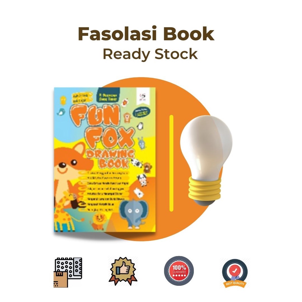 Jual Buku Fun Fox Drawing Book Belajar Menggambar Mewarnai | Shopee ...