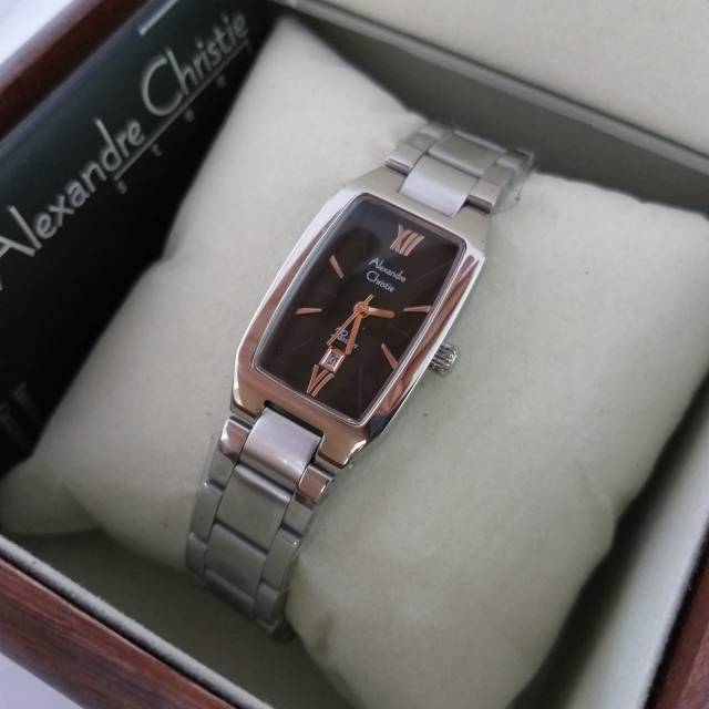 Alexandre Christie AC 2455 LD SVBL Jam Tangan Wanita