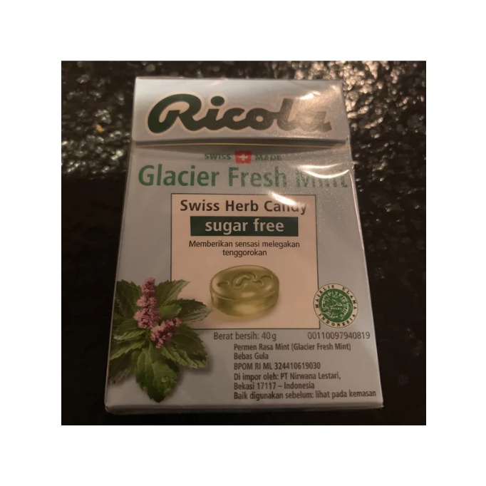 

Ricola Glacier Fresh Mint Swiss Herb Mint