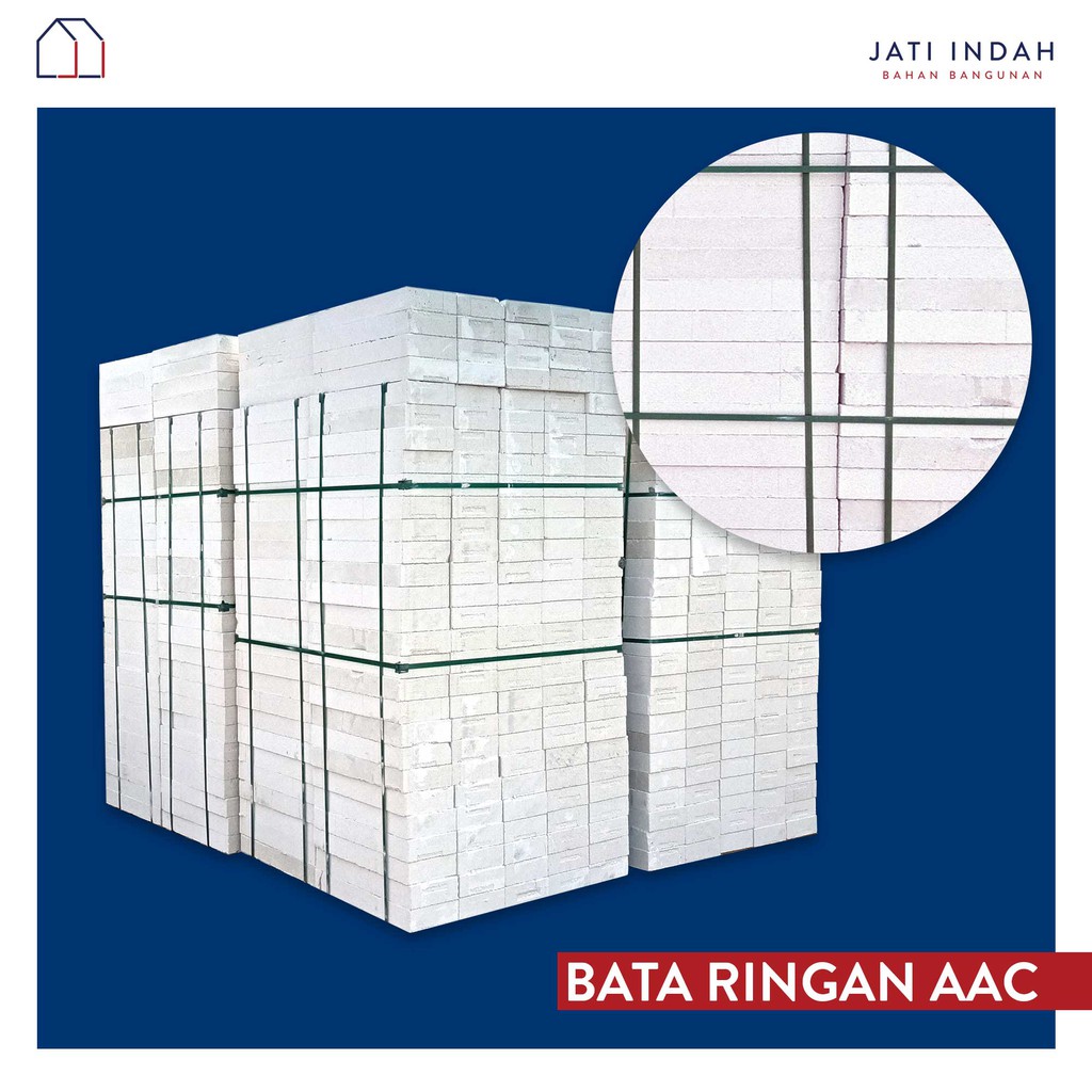 HEBEL / BATA RINGAN AAC SNI Merk BLESSCON FOCON ALFACON DLL (Sudah termasuk Bongkar)