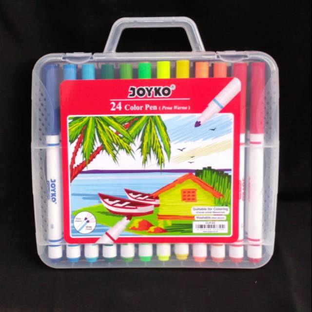 

Spidol Joyko 24 Color Pen Set CLP-05