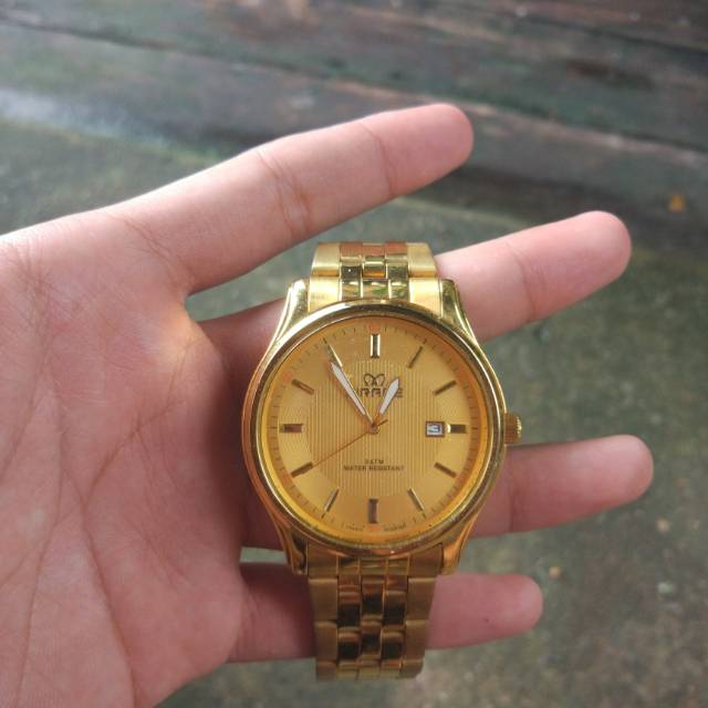 Jam tangan mirage gold