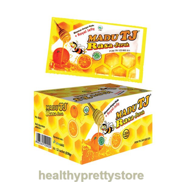 

Madu TJ Sachet Jeruk (12 Sachet @ 20gr),