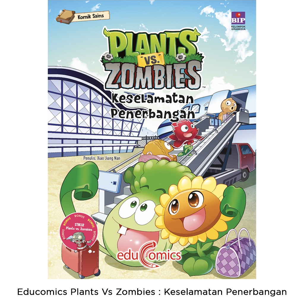 Gramedia Bali - Educomics Plants Vs Zombies : Keselamatan Penerbangan