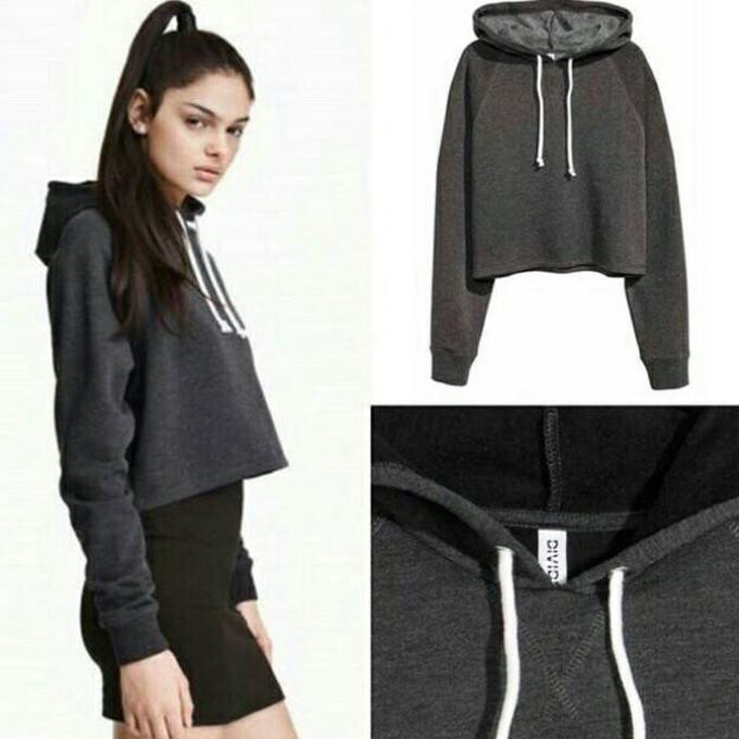 hoody crop top