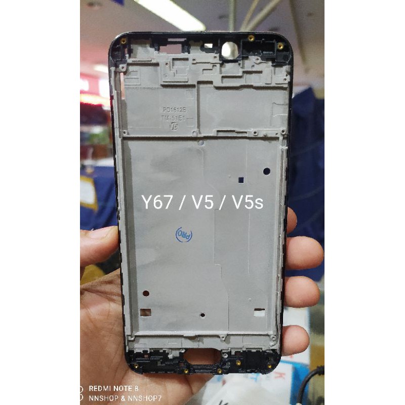 Casing Bazel Vivo Y67 V5 V5s Tulang Tengah papan LCD Vivo Y75 V7 Y83 Y53