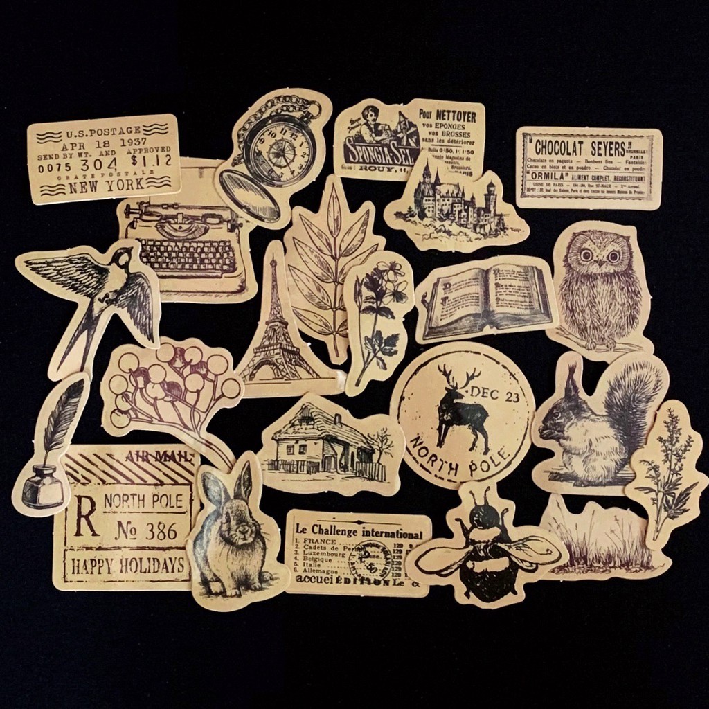 

Vintage Sticker Pack