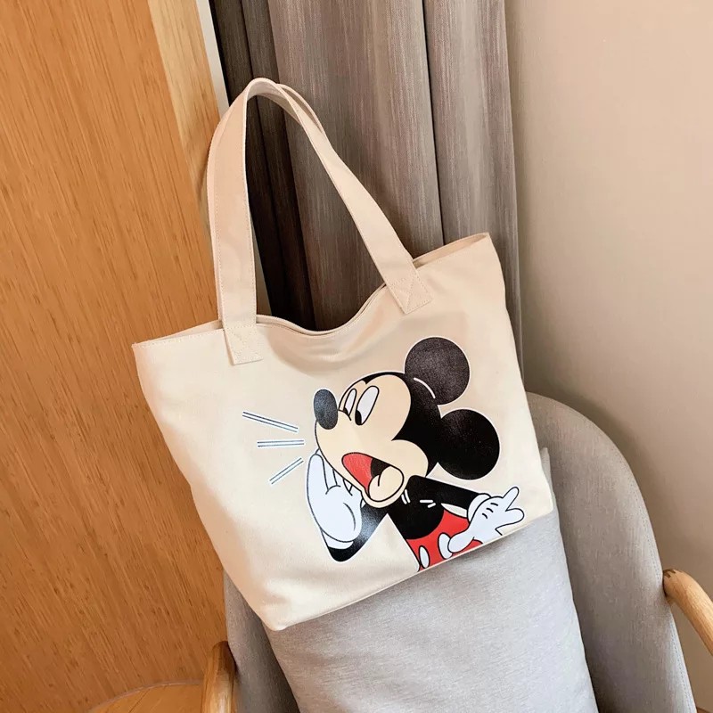 HANABI - Totebag mickey disney kekinian NAOMI tas jalan jalan tas belanja tas murmer