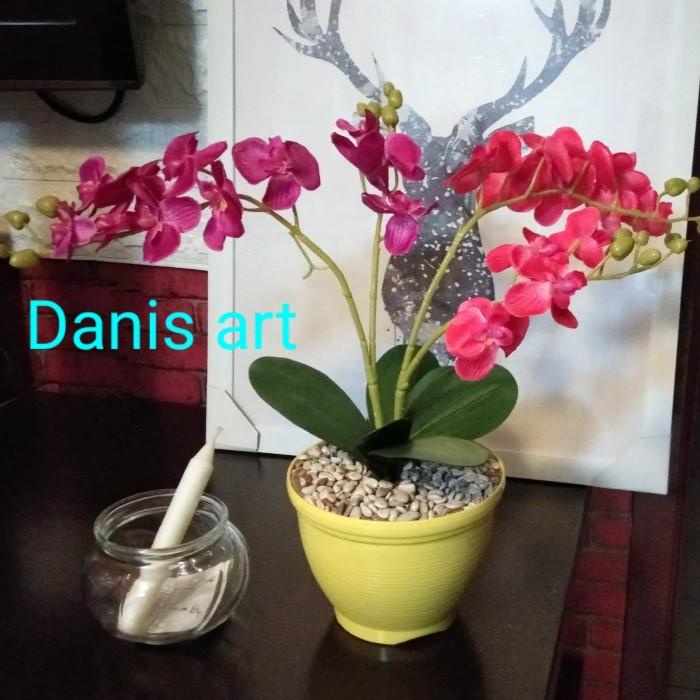 Best Seller Termurah Plant | Buket Anggrek Bulan/ Anggrek Palsu/ Anggrek Bulan/ Anggrek Plastik