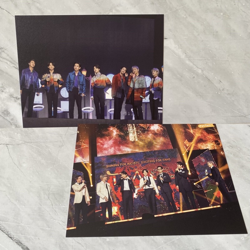 BTS the fact TMA 2021 photocard postcard sharing group rm jin suga jhope jimin v jungkook jk taehyun