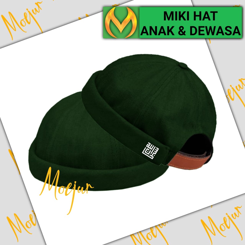 Topi Pria Anak dan Dewasa Peci Miki Hat Kaligrafi Subhanallah  Kualitas Import