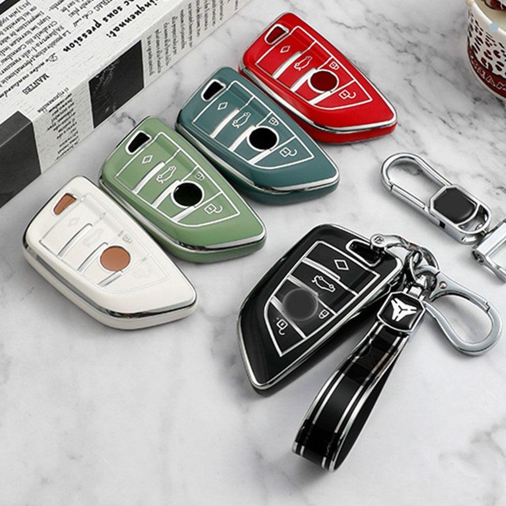 Preva Remote Key Case Soft TPU Pelindung Aksesoris Mobil Key Fob Cover